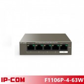 IP-COM (F1106P-4-63W) 5-Port Gigabit Desktop Switch with 4-Port PoE