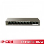 IP-COM (F1110P-8-102W) 8-Port10/100Mbps+2 Gigabit Desktop Switch With 8-Port PoE