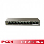 IP-COM F1110P-8-102W 8-Port10/100Mbps+2 Gigabit Desktop Switch With 8-Port PoE