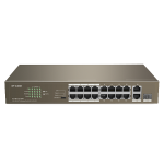 IP-COM F1118P-16-150WV2.0 16FE+1GE/1SFP Unmanaged Switch With 16-Port PoE
