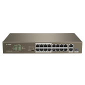 IP-COM F1118P-16-150WV2.0 16FE+1GE/1SFP Unmanaged Switch With 16-Port PoE