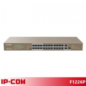 IP-COM F1226P-24 24FE+2GE/1SFP Managed Switch With 24-Port PoE