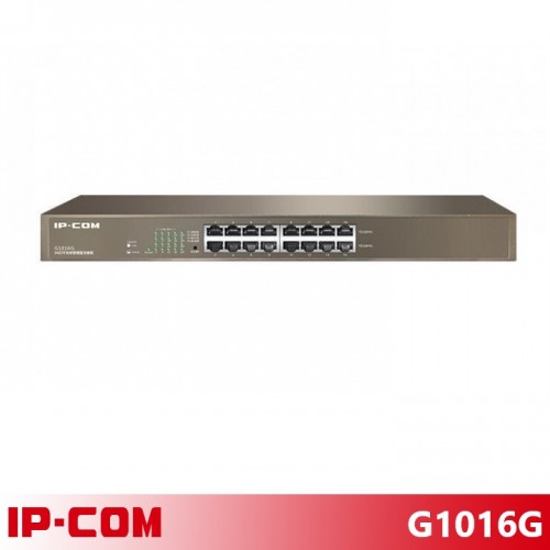 Commutateur de non-gestion Gigabit IP-COM G1016G 16 ports