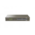 IP-COM G1116P-16-150W 16-Port Gigabit Desktop Switch with 16-Port PoE