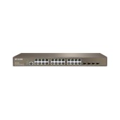 IP-COM G3224P 24*GE Ports+ 4 Combo (GE/SFP) Ports Management Switch with 24-PoE Ports