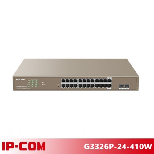Commutateur PoE géré IP-Com G5328P-24-410W L3