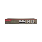 IP-COM S3300-10-PWR-M 8-Port 100M+2-Port Gigabit TP/SFP Combo Web Smart PoE Switch