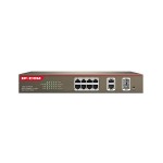 IP-COM S3300-10-PWR-M 8-Port 100M+2-Port Gigabit TP/SFP Combo Web Smart PoE Switch
