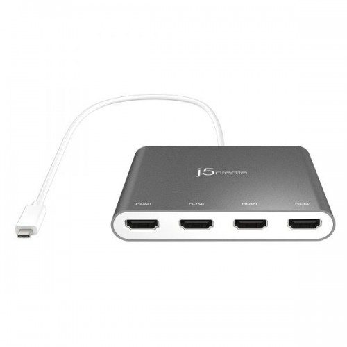 J5 CREATE JCA366 USB-C™ To 4-Port HDMI™ Multi-Monitor Adapter