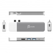 J5 CREATE (JCD389) USB-C MODULAR MINI DOCK 11 -IN-1