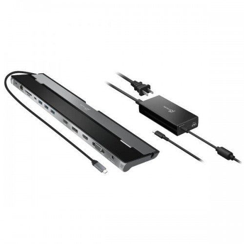 J5 CREATE JCD543P USB-C محول العرض الثلاثي 90 وات PD