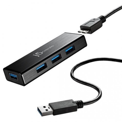J5 USB 3.0 4-Port Hub JUH340