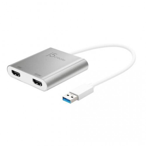 J5 USB 3.0 to Dual HDMI Multi-Monitor Adapter JUA365