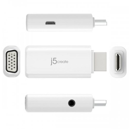 J5CREATE JDA203 ADAPTATEUR VIDÉO HDMI VERS VGA AVEC AUDIO