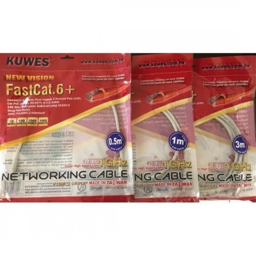 Kuwes Cable Patch Cord cat6 0.5 meter