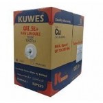 KUWES CAT 5E LAN SOLID CABLE 305M BOX GRAY
