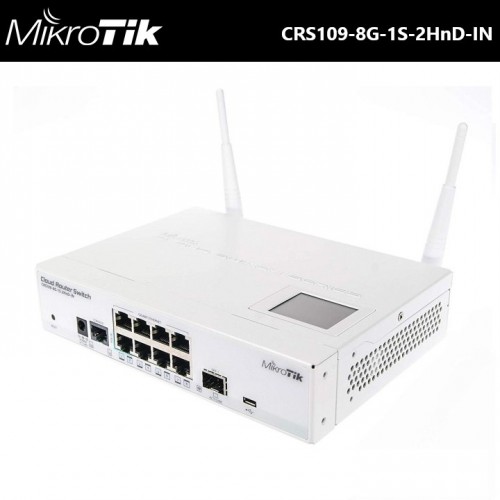 Mikrotik CRS109-8G-1S-2HnD-IN Gigabit Smart Switch