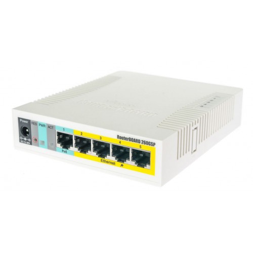 MIKROTIK CSS106-1G-4P-1S Cloud Smart Switch