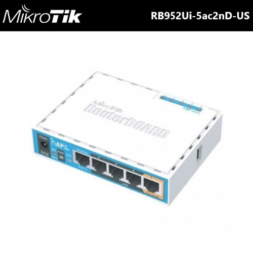 MikroTik RB952Ui-5ac2nD-US hAP Dual-concurrent Access Point