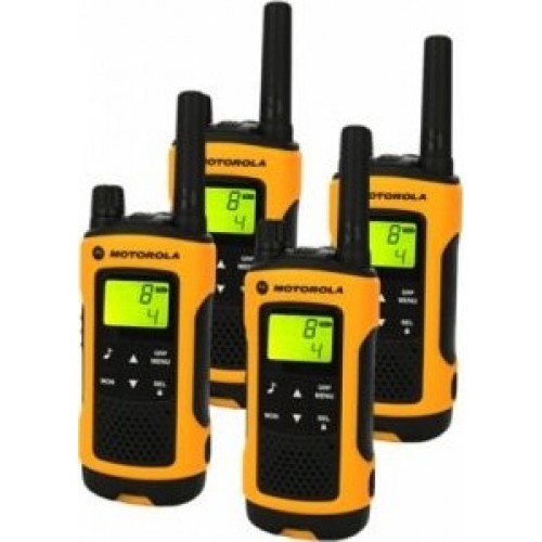 Motorola Extreme Quad Pack, License Free, Up to 10km range, Rechargeable NiMH batteries