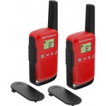 Motorola T42 Talkabout PMR446 2-Way Walkie Talkie Portable Radio’s (Pack of 2) – Red | T42