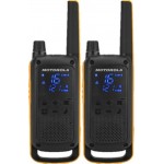 Motorola Talkabout Walkie Talkies T82 Extreme Twin Pack, Range - Up to 10km, With Charger