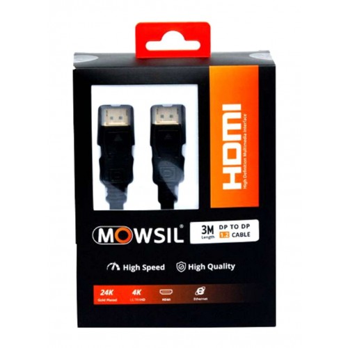 Câble Mowsil MOD2D03 DP vers DP 1,2 V 3 mètres