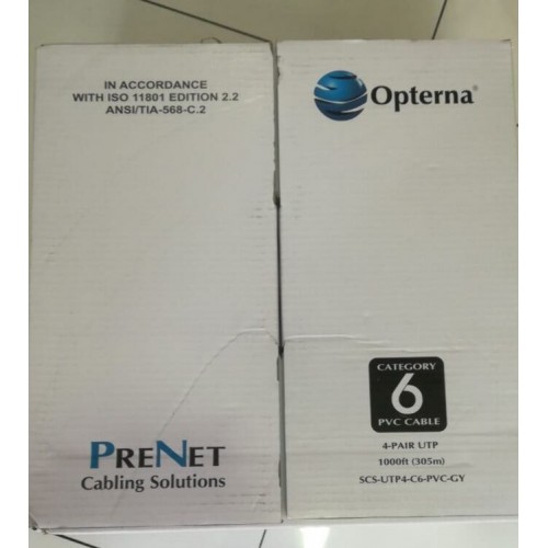 Câble intérieur à 4 paires à paire torsadée non blindée Opterna Cat6