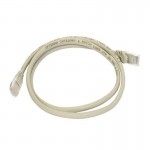 Patch cord UTP, category 6, standard plug , LSZH 1 meter grey