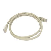 Patch cord UTP, category 6, standard plug , LSZH 1 meter grey