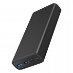 Promate Bolt‐20 Compact Smart Charging Power Bank with Dual USB Output, black