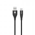 Promate cCord‐1 Fabric Braided USB-C Data Sync & Charge Cable
