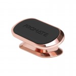 Promate Magnetto‐3 360° Anti-Slip Magnetic Mount, Rose gold