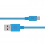 Promate MicroCord-1 Super-Durable Data & Charge USB-A to Micro-USB Cable ,Blue