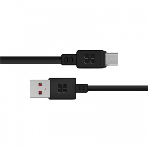 Promate MicroCord-2 Super-Durable Data & Charge USB-A to Micro-USB Cable - Black