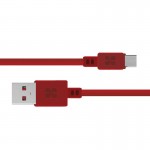 Promate MicroCord-2 Super-Durable Data & Charge USB-A to Micro-USB Cable, meroon