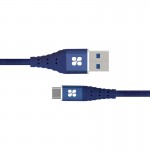 Promate NerveLink-C High Speed USB-C Data & Charge Cable, Blue