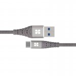 Promate NerveLink-C High Speed USB-C Data & Charge Cable, Grey