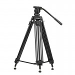 Promate Pixels‐170 Professional Aluminum Video Tripod with Mid-Level Spreader