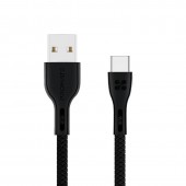 promate PowerBeam‐C Durable 2A Ultra-Fast Charging Cable with High-Speed Data Transfer