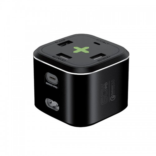 Station de charge multiport à chargement rapide Promate PowerCube‐PD80 80 W