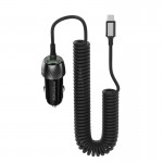 Promate PowerDrive‐33PDC fast charger sports a USB-C coiled cable