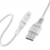 Promate PowerLine‐Ai120 High Tensile Strength Data Sync & Charge Cable with Lightning Connector, White