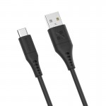 Promate PowerLink‐200 F Ultra-Fast USB-A to USB-C Soft Silicone cable