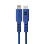 Promate Powerlink 20W USB-C to Lightning Data and Charge Cable, 3M Length, Blue