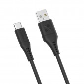 Promate PowerLink‐AC200 Ultra-Fast USB-A to USB-C Soft Silicone cable