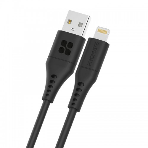 Promate PowerLink‐Ai120 USB-A to Lightning 1.2m - Black