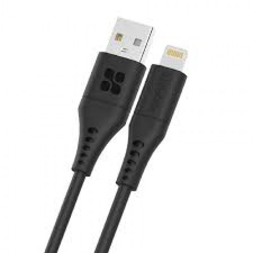 Promate PowerLink‐Ai200 USB-A vers Lightning 2 m - Noir