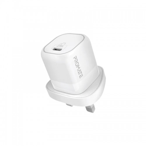 Chargeur mural USB-C Promate PowerPort‐25 5 W, blanc