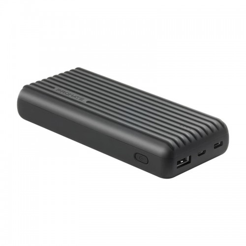 Promate Titan‐20C 20000mAh High-Capacity Power Bank with 3.1A Dual USB Output, black